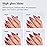 Imtiti Jelly Gel Polish, 1 Pcs 0.5 Fl Oz Red Jelly Gel Polish Soak Off LED U V Nail Polish Sheer Translucent DIY Nail Art Starter Manicure Salon Kit