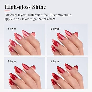Amazon.com : Imtiti Jelly Gel Polish, 1 Pcs 0.5 Fl Oz Red
