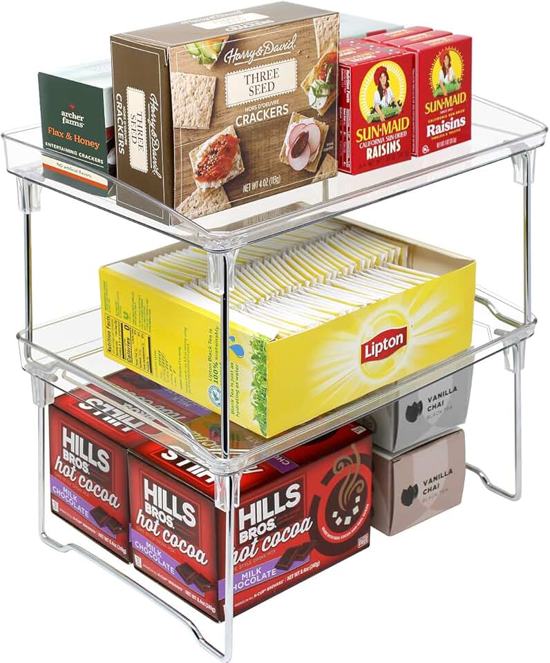 plastic stackable shelves