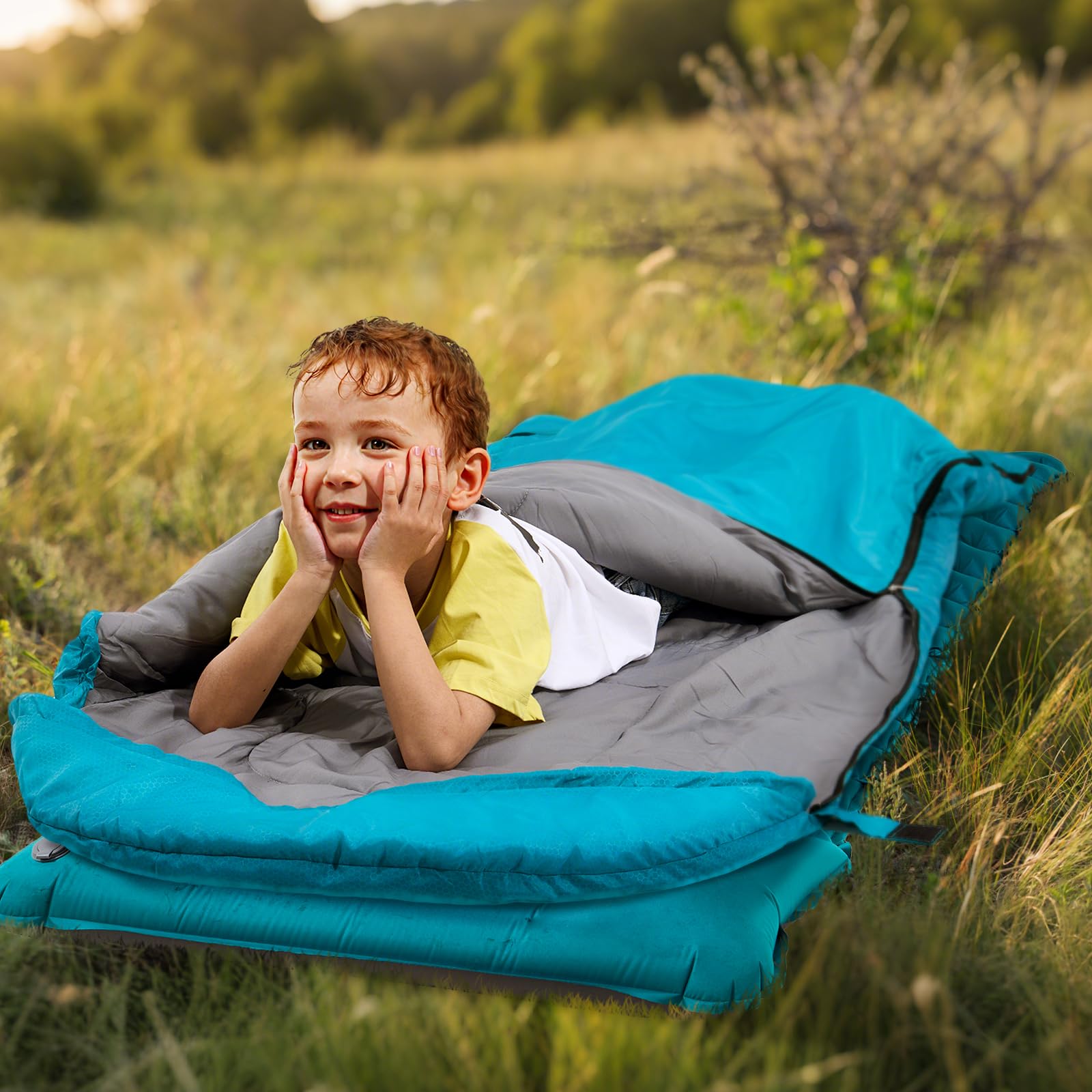 Gigoteuse imperméable pour enfant (150-175 cm) compacte de voyage en camping pour enfants