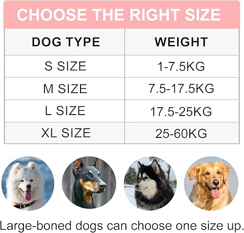 Miniatura 6 de 20 zapatos para perro, zapatos transpirables de doble capa para perro, protector de pata de perro, botines para perro para evitar lamer, botines