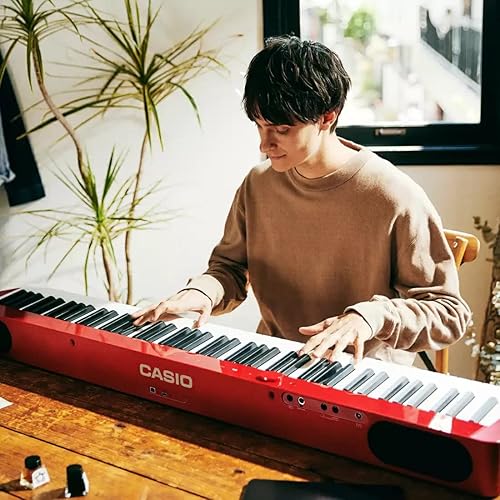 Vista 15 de Casio PX-S1100 Privia - Piano digital - Paquete negro con soporte ajustable, banco, pedal de sostenimiento, libro de instrucciones, lecciones