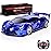 KULARIWORLD Remote Control Car 1/18 High Speed RC Cars Toys for Boys Girls Vehicle Racing Hobby with Headlight Xmas Birthday Gifts for Kids (Blue)