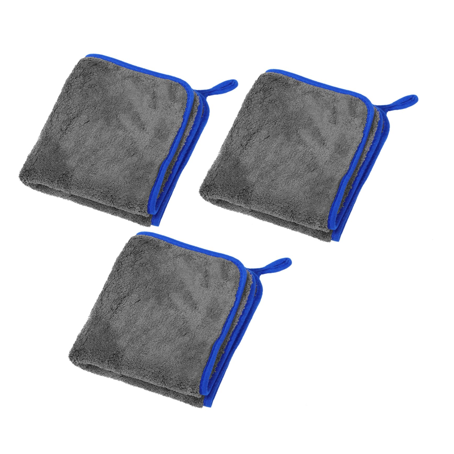 STOBAZA Car Cleaning Cloths 2 Sided Detailing Towels Absorbent Drying Lint for Car Wash