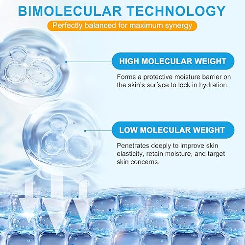 Miniatura 8 de Polvo de suero de ácido hialurónico puro para piel y cara, 120G de suero de ácido hialurónico de alto peso molecular antienvejecimiento, soluble en