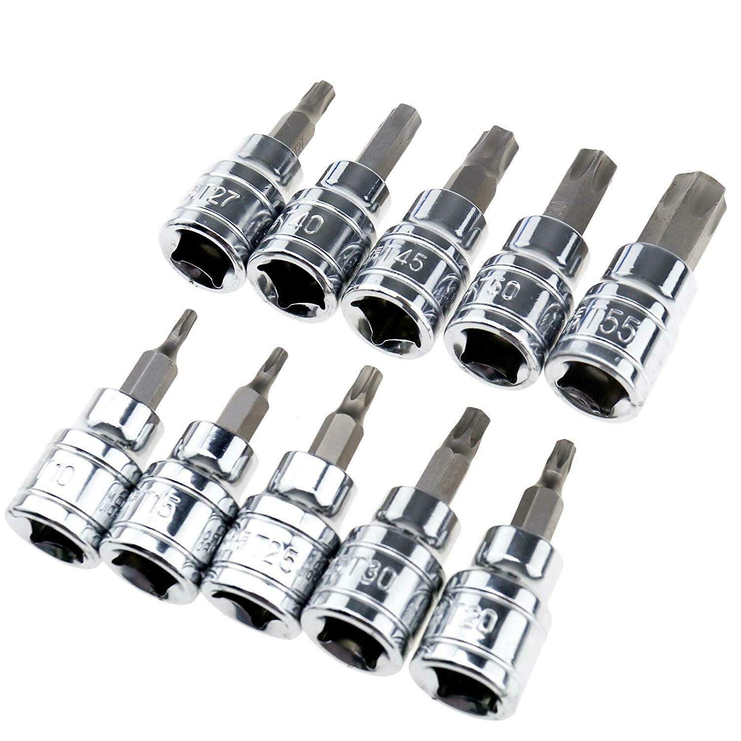 Neilsen CT0732 0732 External Feale TORX Bit Star E Socket Set 1/4 & 3/8 Dr, Black - Foto 9