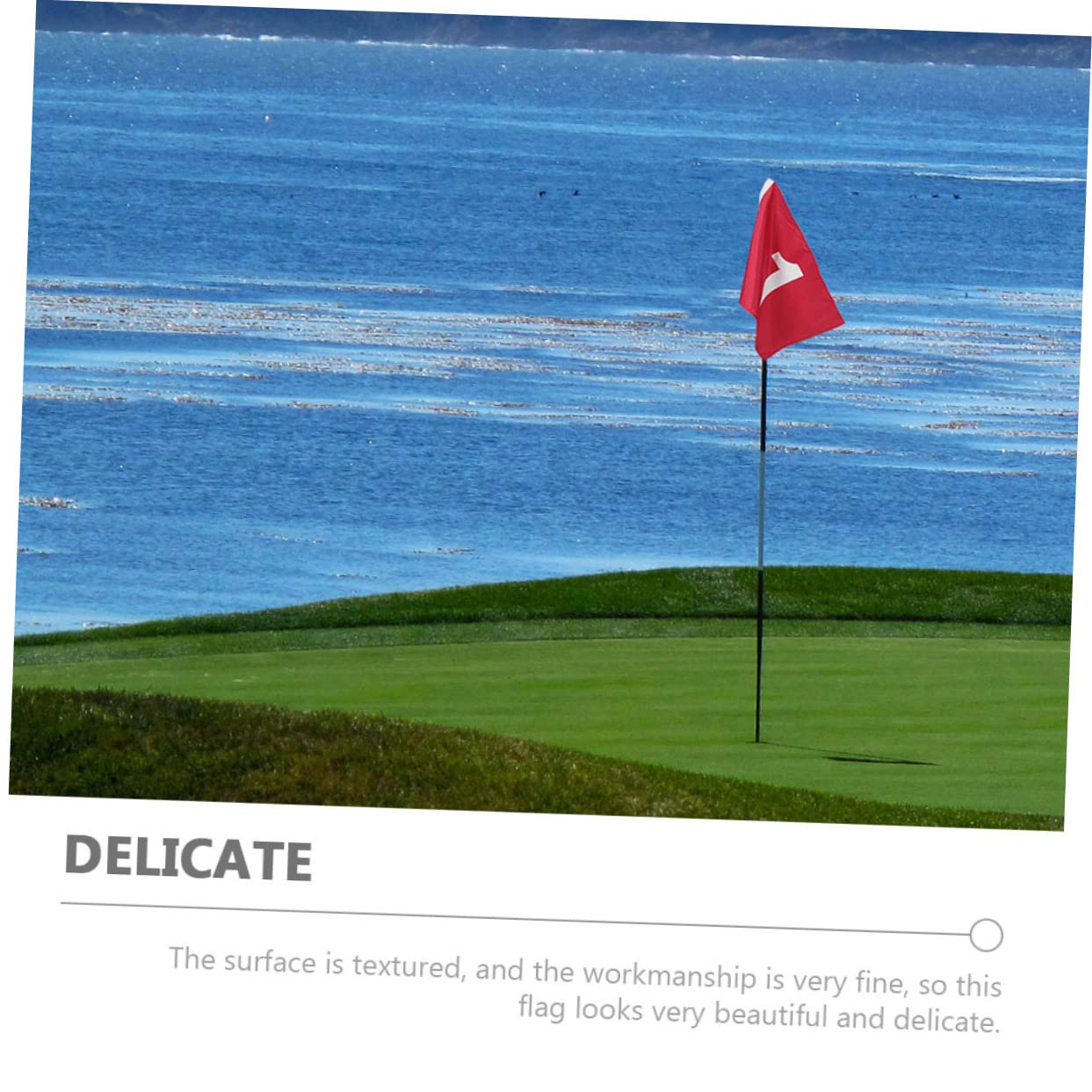 BELLIFFY Anti-wear Nylon Material Golfing Flags Portable Mini Golf Flags Poles Colorful Pin