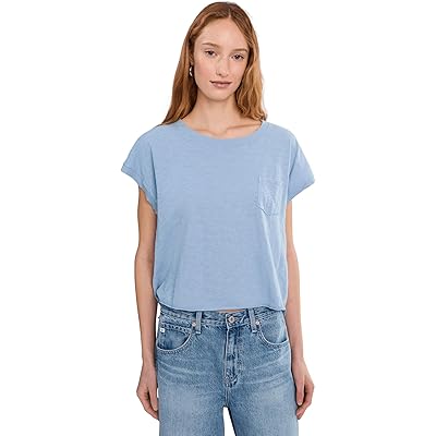 Mod-o-doc Short Dolman Sleeve Step Hem Tee frost