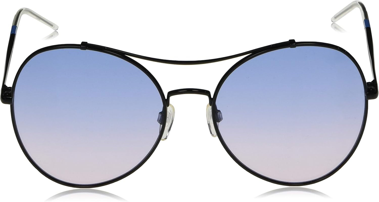 Tommy Hilfiger TH 1668/S Black/Blue Shaded 59/18/140 women Sunglasses