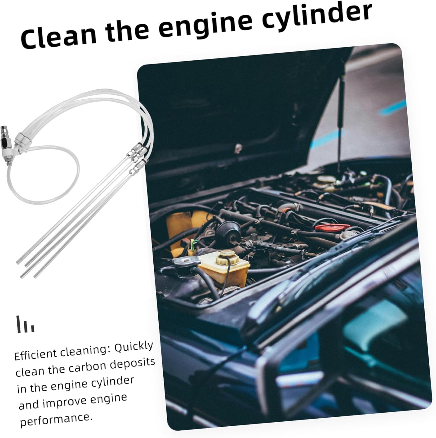 Pneumatic Tool for Auto Bubble Brush Efficient Engine Cleaning Equipment