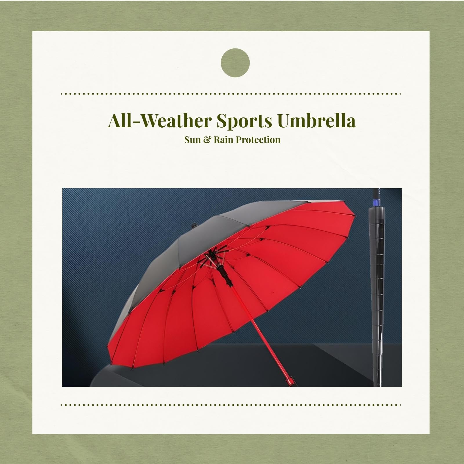 sports umbrella, windproof, automatic sun protection, waterproof, large curved blackyellow|home & garden|furniture|sofas loveseats & chaises