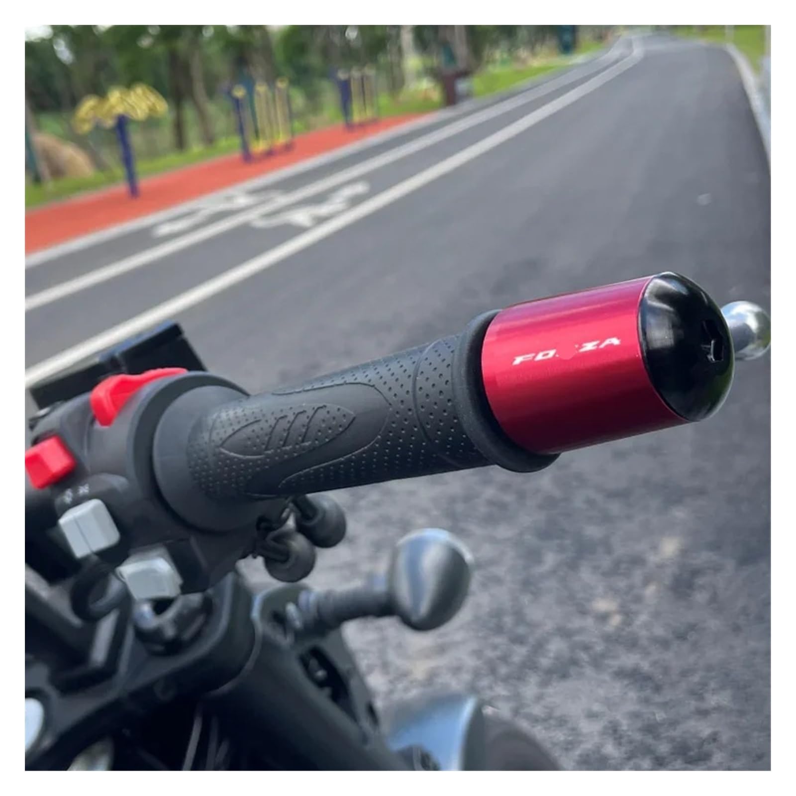 para Ho&nda para Forza 125 250 300 350 750 2022 2023 Accesorios De Motocicleta CNC Manillar Puños Manillar Tapa Tapones Extremo Deslizador Manillar Puños