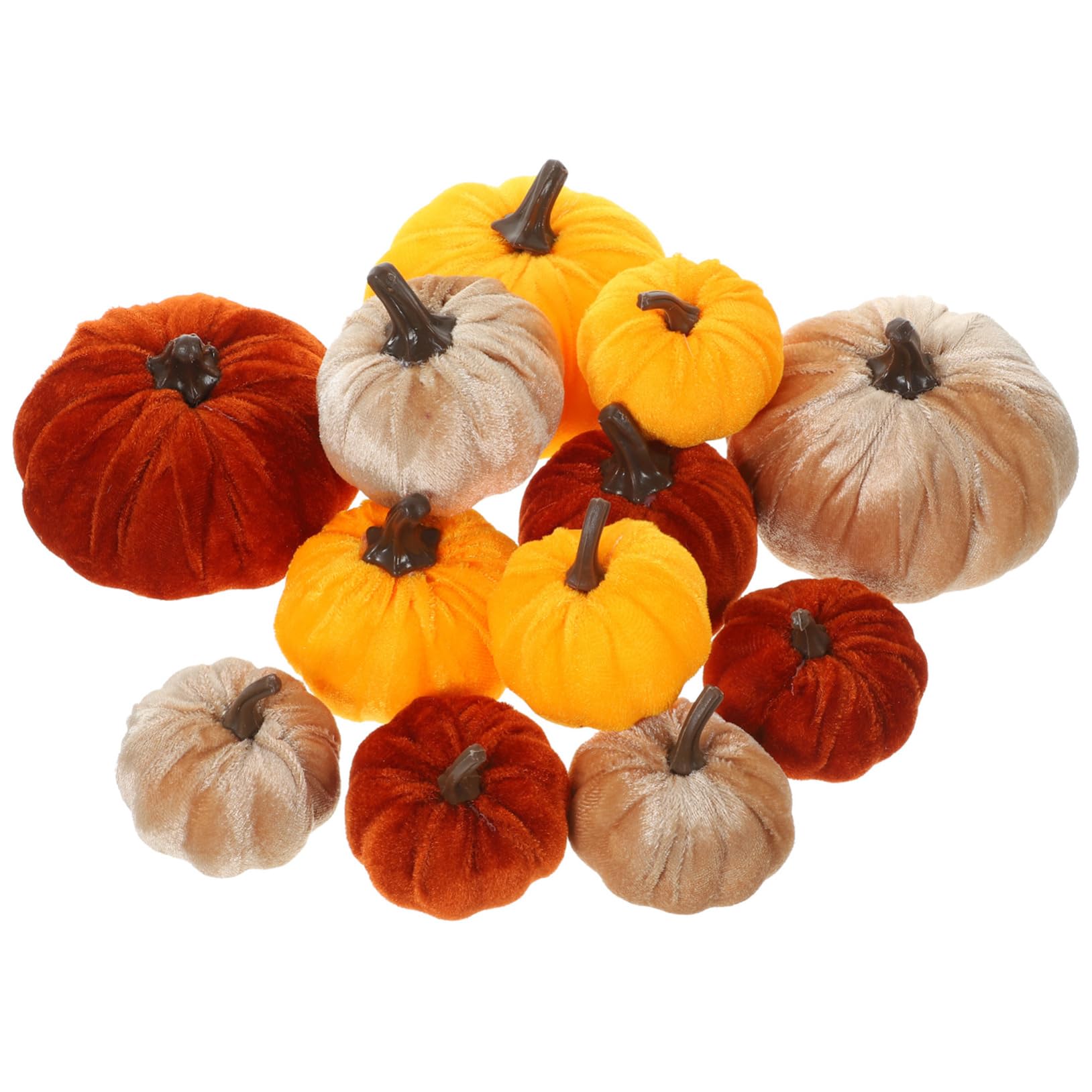 ABOOFAN 3 Set Di Zucca Di Simulato Decorazione Di Halloween Ornamenti Multipli Del Ringraziamento Set Di 12 Pezzi In Decorazioni Di Zucche Di Halloween 12 pezzi*3