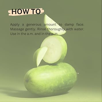 Cocoon Winter Melon Cleanser with Centella, Tea Tree to Purify Pores, Remove Excess Oil & Dirt Non-Drying, Hydrating Face Wash with Gentle Gel, For All Skin Types, Vegan, Cruelty Free (10.48 fl oz)