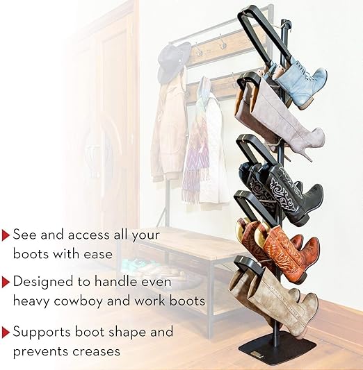 standing boot rack
