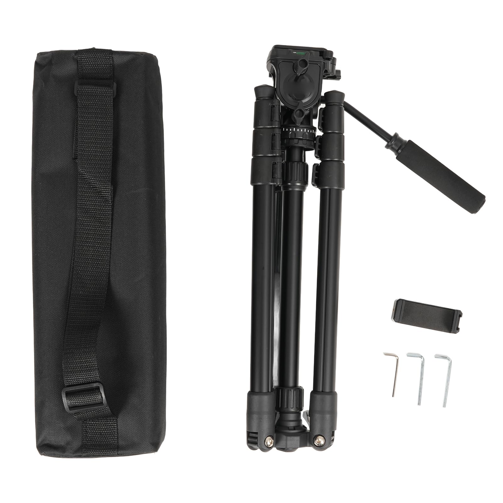 Cryfokt Adjustable Aluminum Camera Tripod 177.5cm Stand