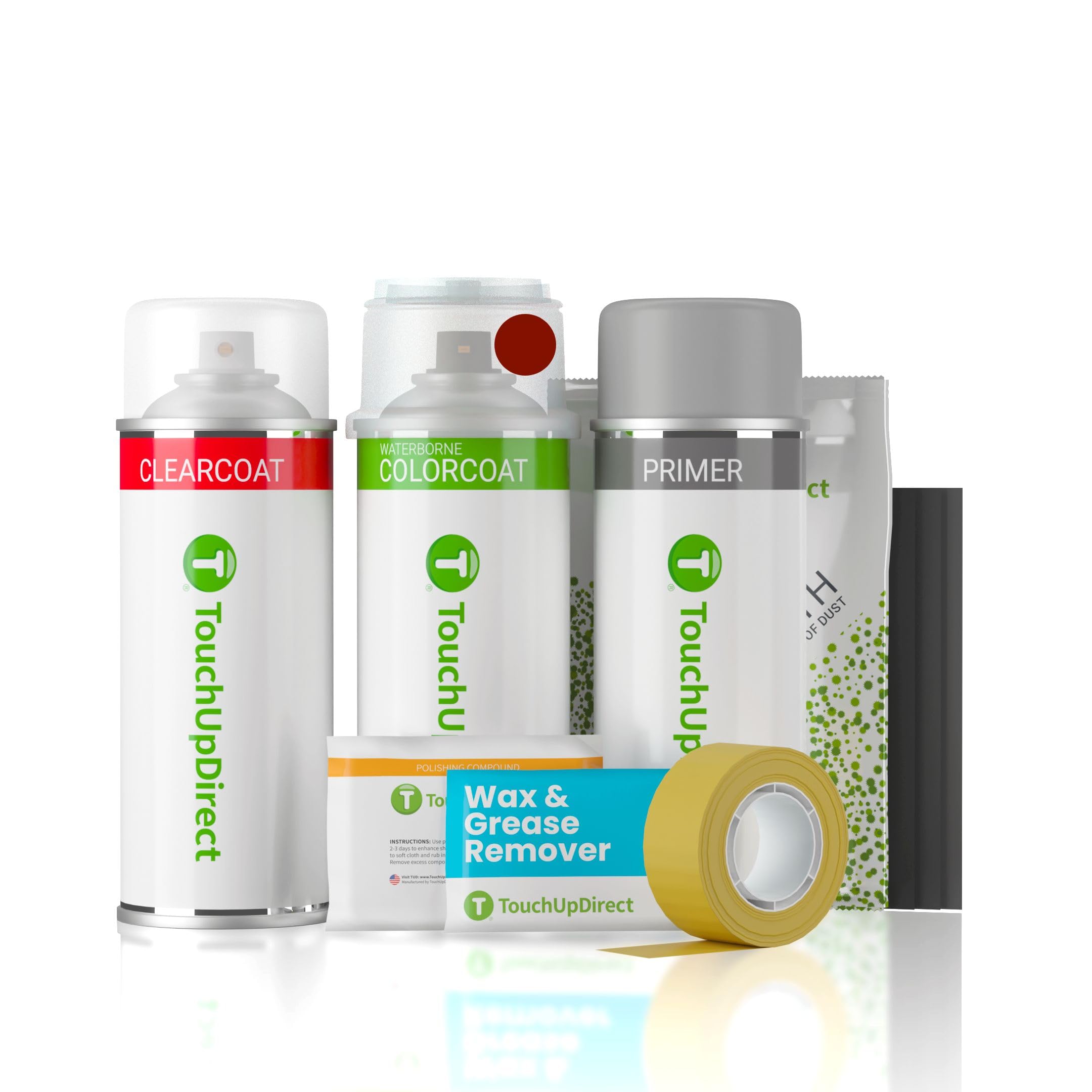 ARD Magma Red Compatible with Kia Exact Match Touch Up Paint Aerosol - Platinum Kit