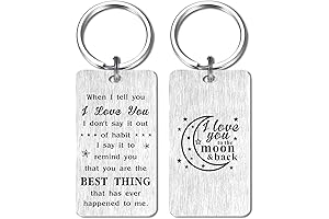 I Love You to The Moon & Back Keychain