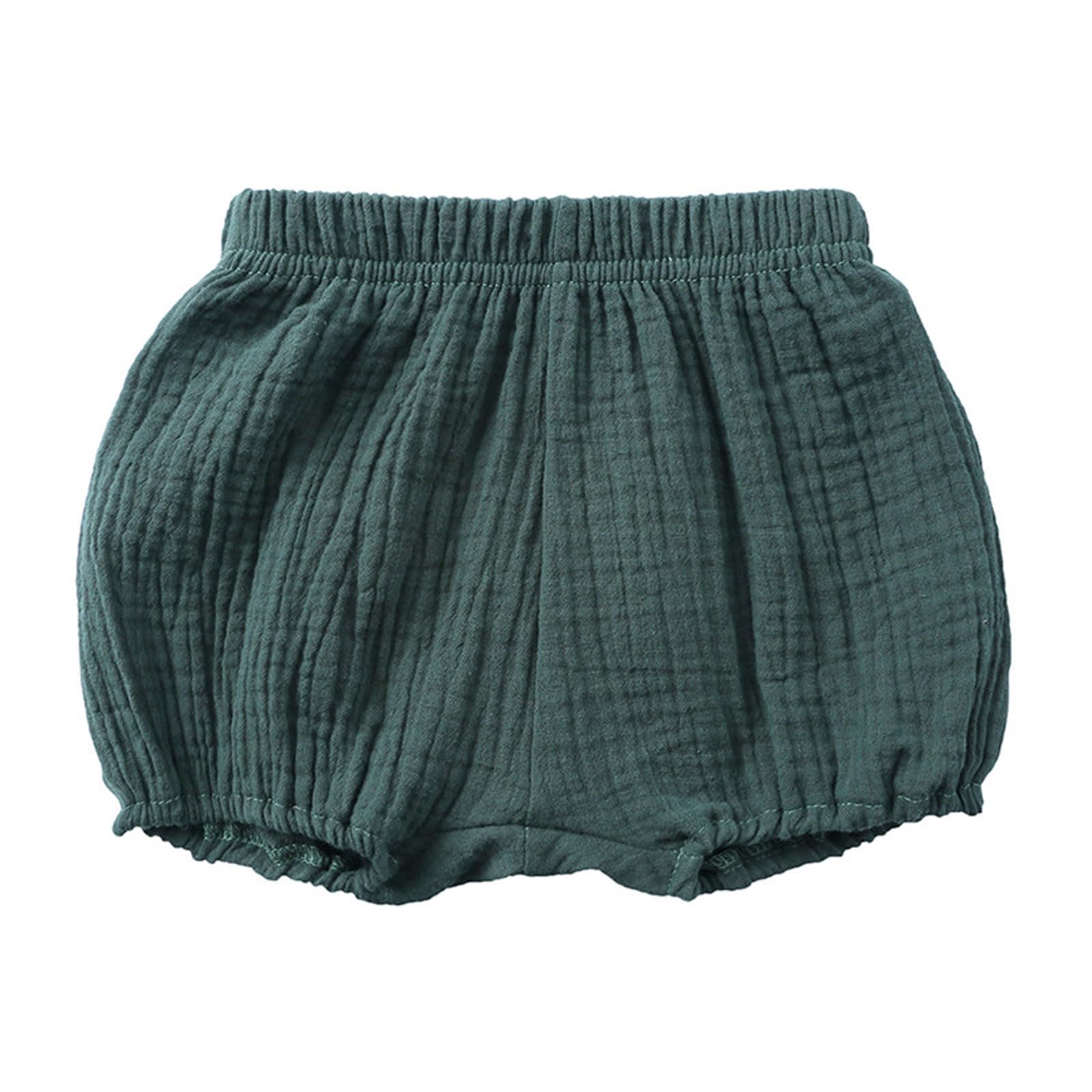 Generisch Baby Mädchen Jungen Bloomer Shorts Coton Lin Kinder Pumphose Sommer Kurz Pluderhosen Unterwäsche Neugeborenes Elastische Taille Pull-on Diaper Cover Trainerhosen