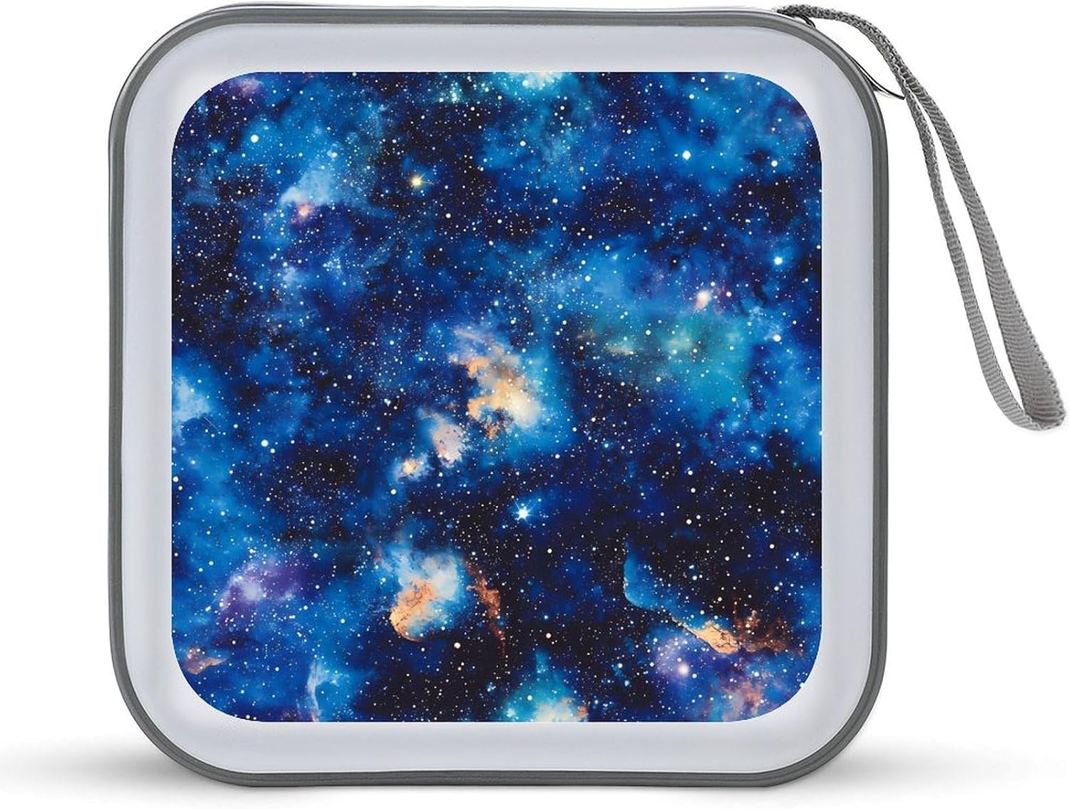 Spaces Universes Galaxy Stars CD Case Portable DVD Storage Box CD Wallet Holder Binder Organizer for Car Home