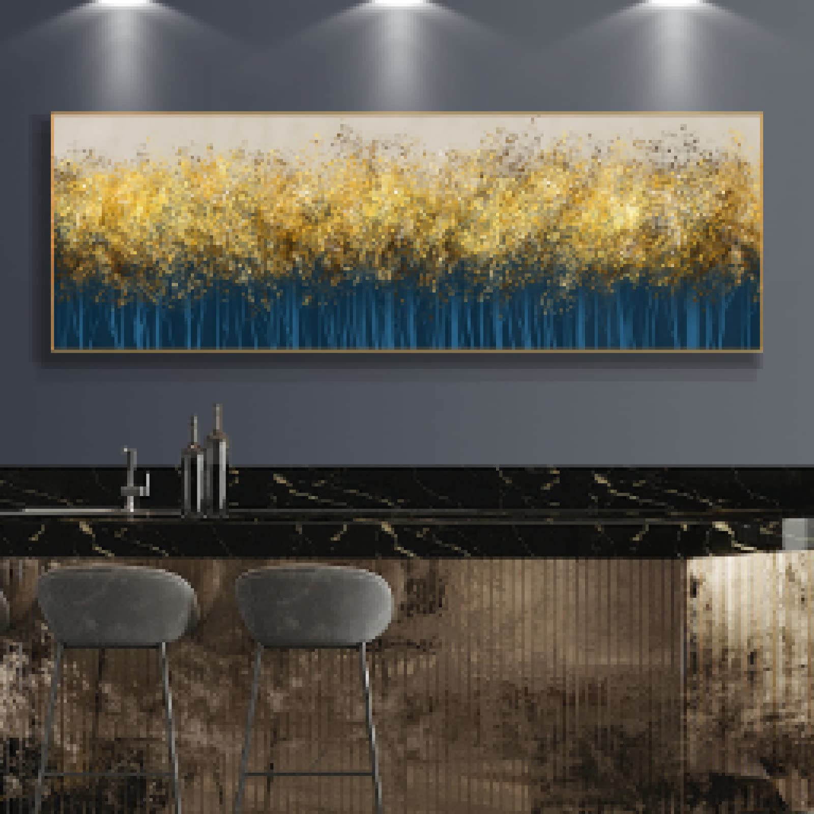 Affiches moderne décor à la maison toile abstraite sans cadre - 8