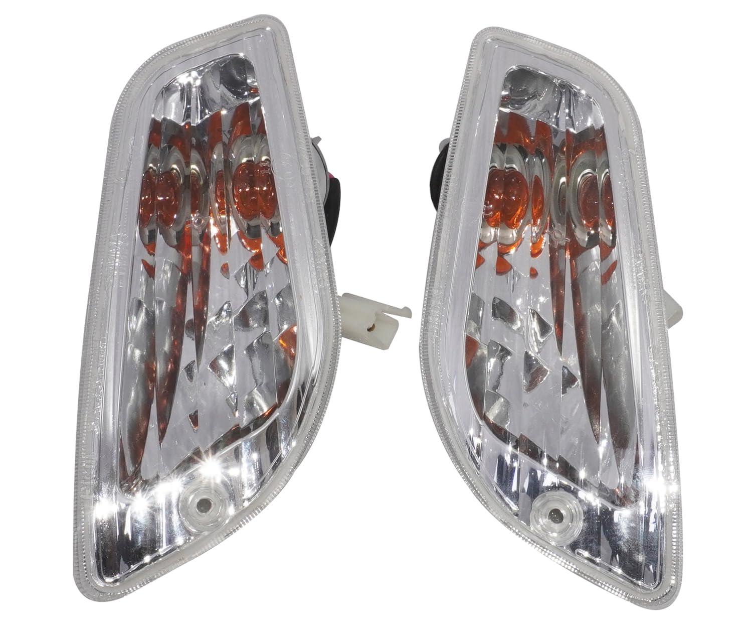 AEspares Set indicatori di direzione anteriori compatibili con Vespa LX LXV 50 125