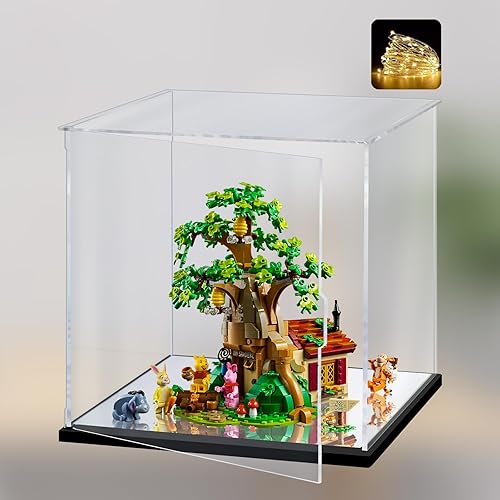 Miniatura 9 de Naconmlet Vitrina de acrílico transparente a prueba de polvo para Lego SetLego Sanctum 76218, caja de exhibición para exhibición, soporte de