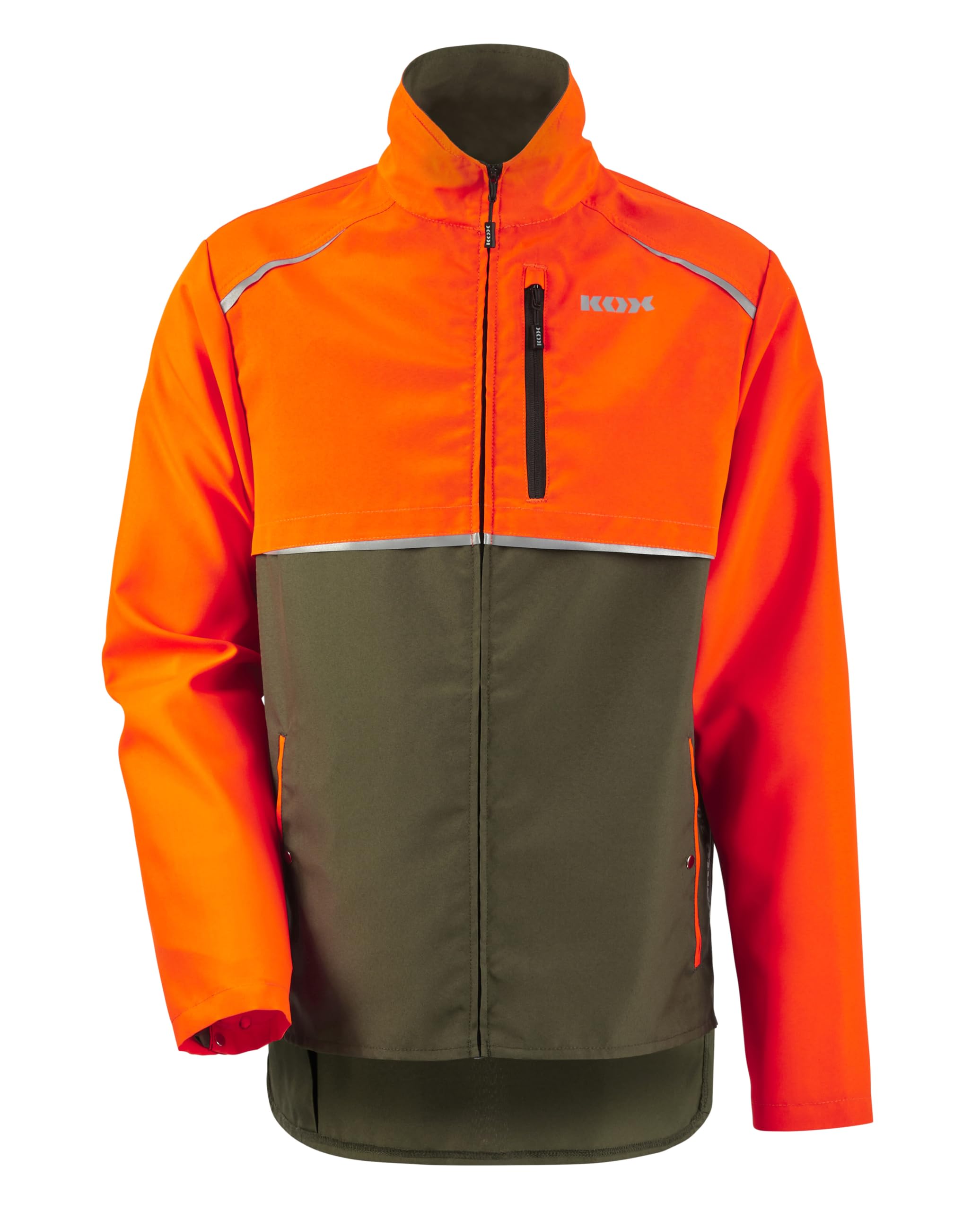 KOX Forstjacke Vento 3.0 Grün/Orange | KWF-Standard | Atmungsaktiv