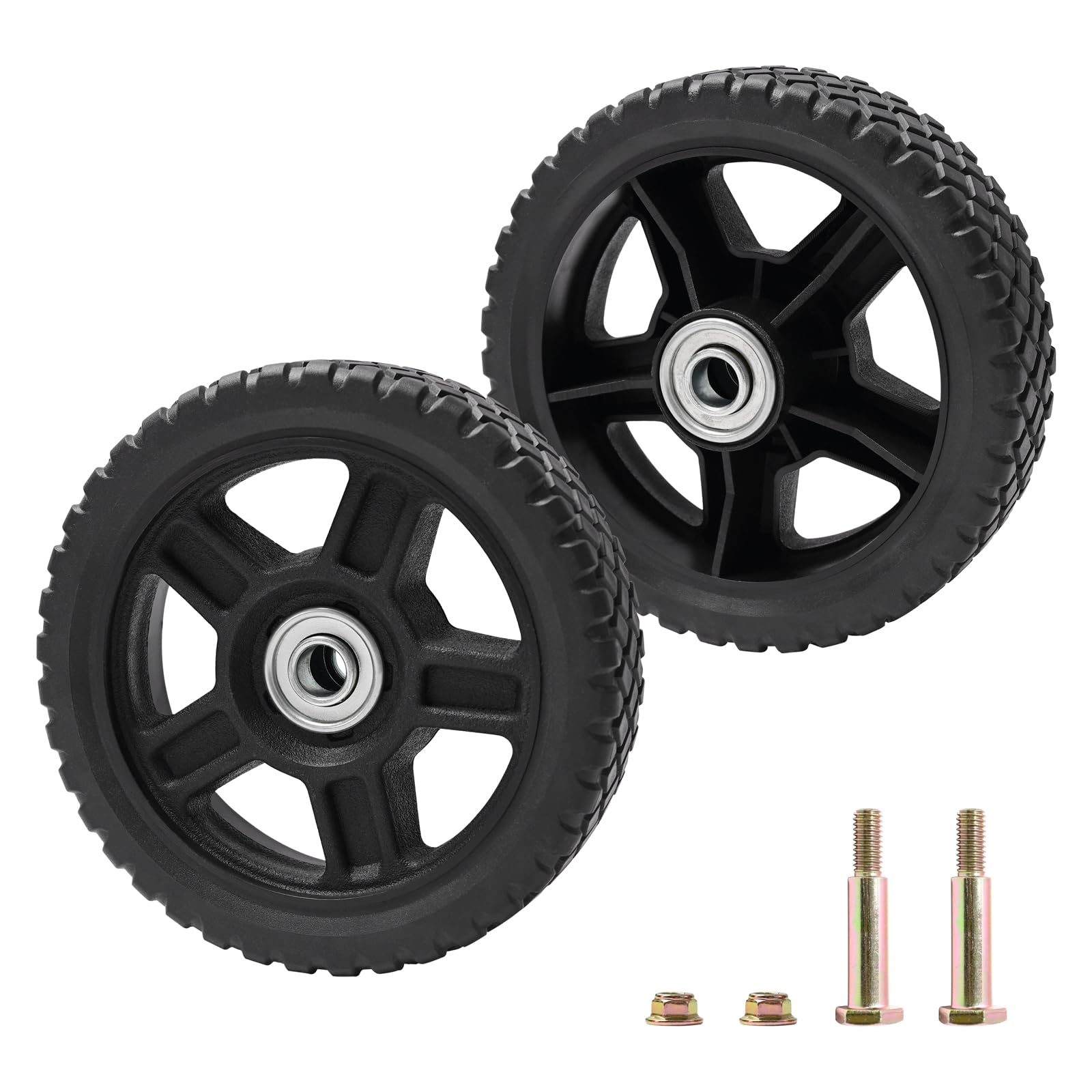 Sutmorly 7 Inch Push Mower Wheels