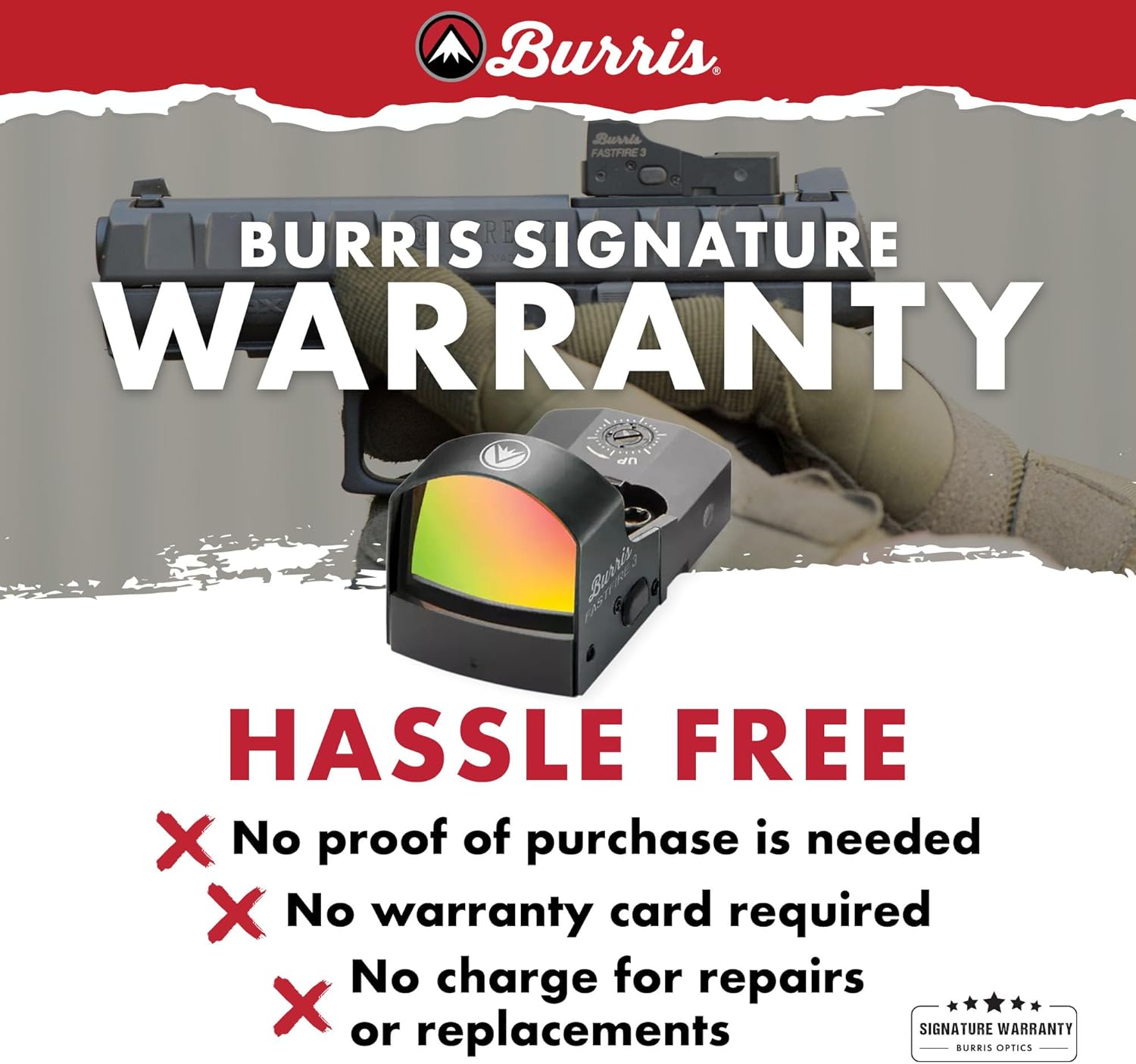 Burris Optics Hunting Lightweight Versatile FastFire 3 Red Dot Sight, Black
