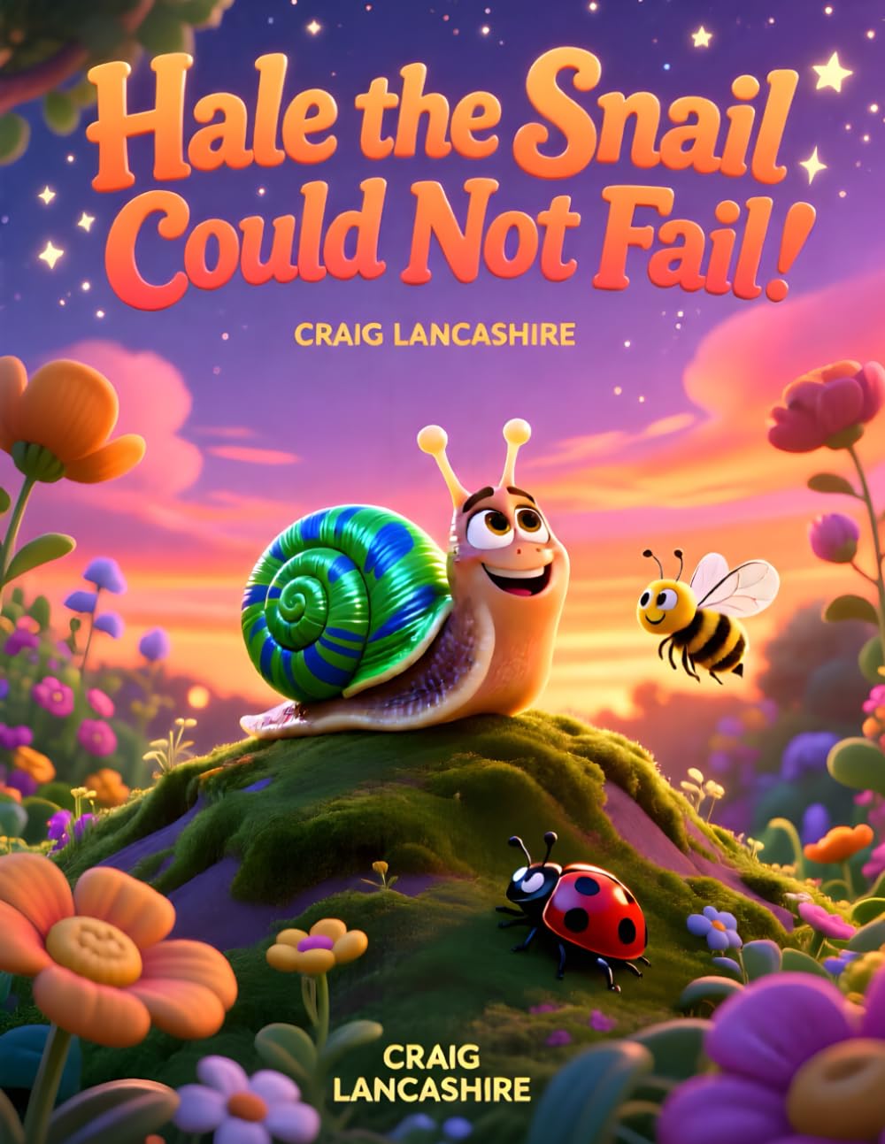 Hale the Snail Could Not Fail: a thrilling garden adventure in this delightful rhyming story for ages 5–7! Hale is slow, steady, and determined, and today he sets out to conquer a giant hill
