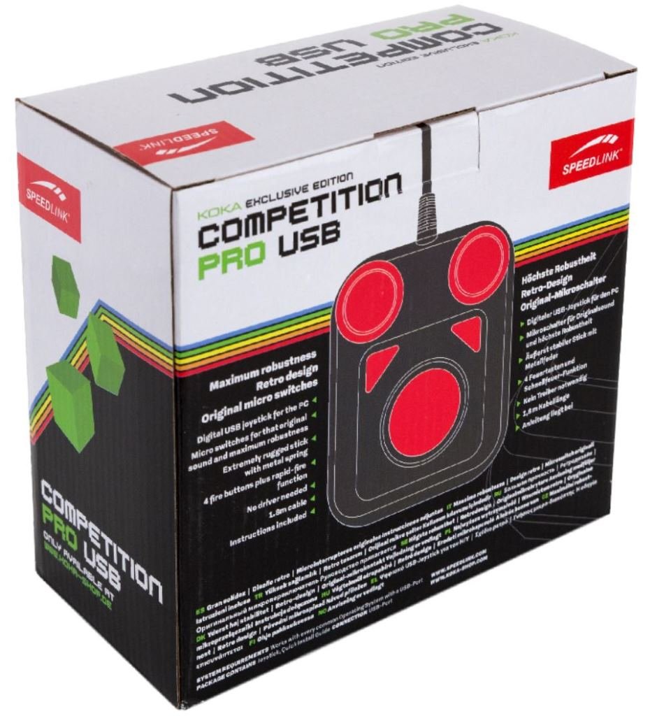 Original Speedlink Competition Pro USB KOKA Exclusive Edition Joystick Retro-Gaming Games PC / MAC