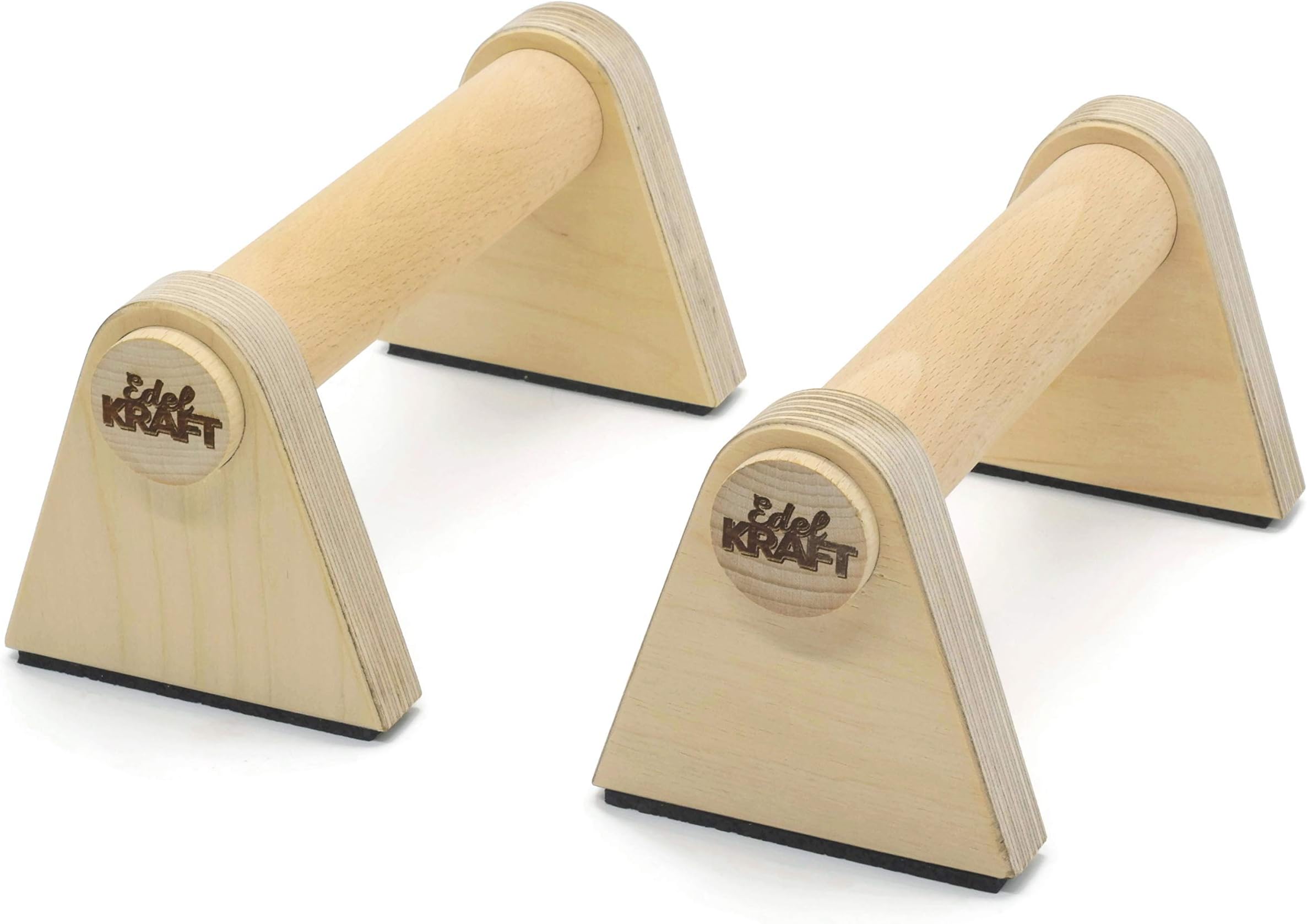 EdelKRAFT® Push up handles for press-ups and handstand - Handmade of best natural materials