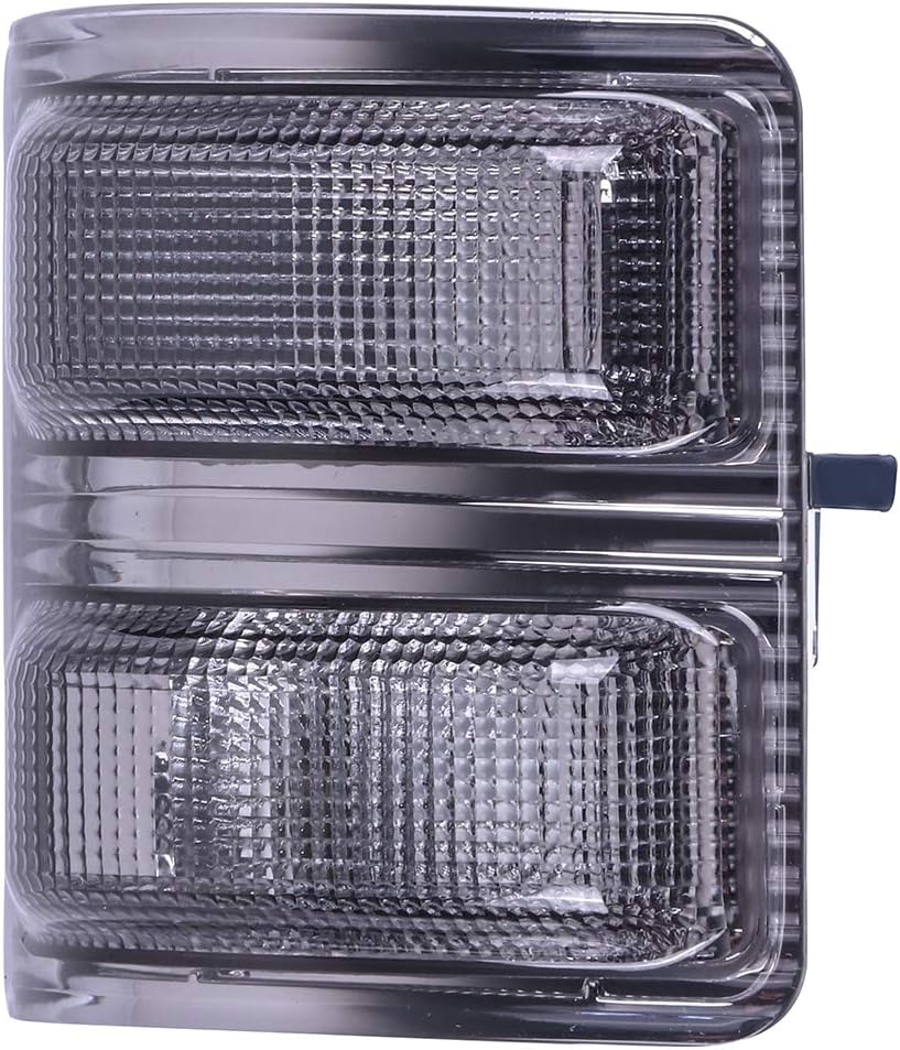 ECCPP High Performance Replacement Signal Pair Smoke Lens Replacement fit for 2008-2016 For Ford For F250 For F350 For F450 For F550 Super Duty Amber Light Replacement Towing Mirror Turn Signal