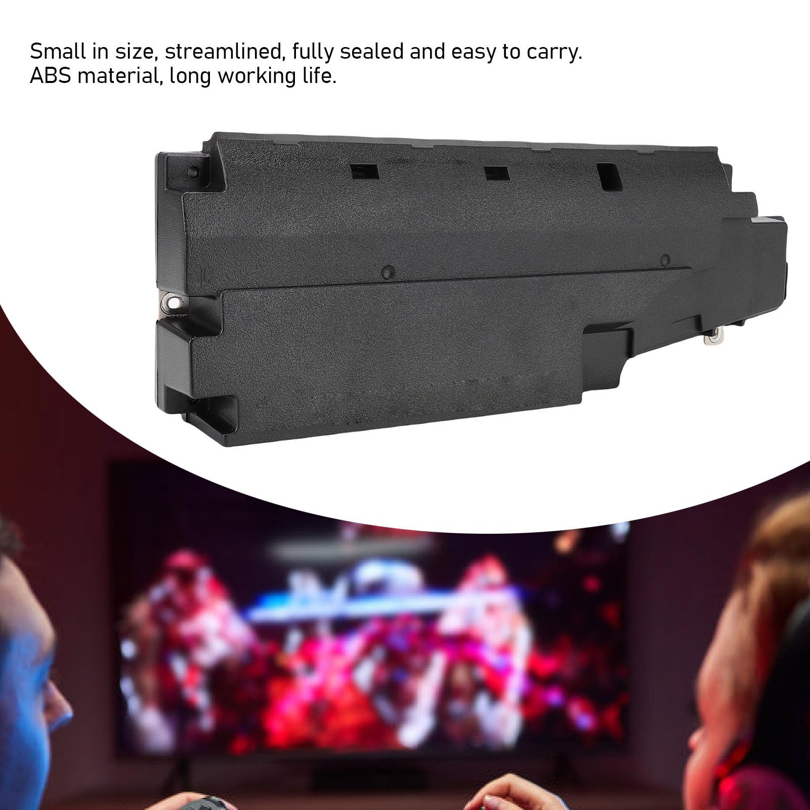 XUMIUZIY Alimentatore di Ricambio per Console di Gioco PS 3 Super Slim CECH-4000 4001 4002, Accessori per Fonte di Alimentazione Interna Nero