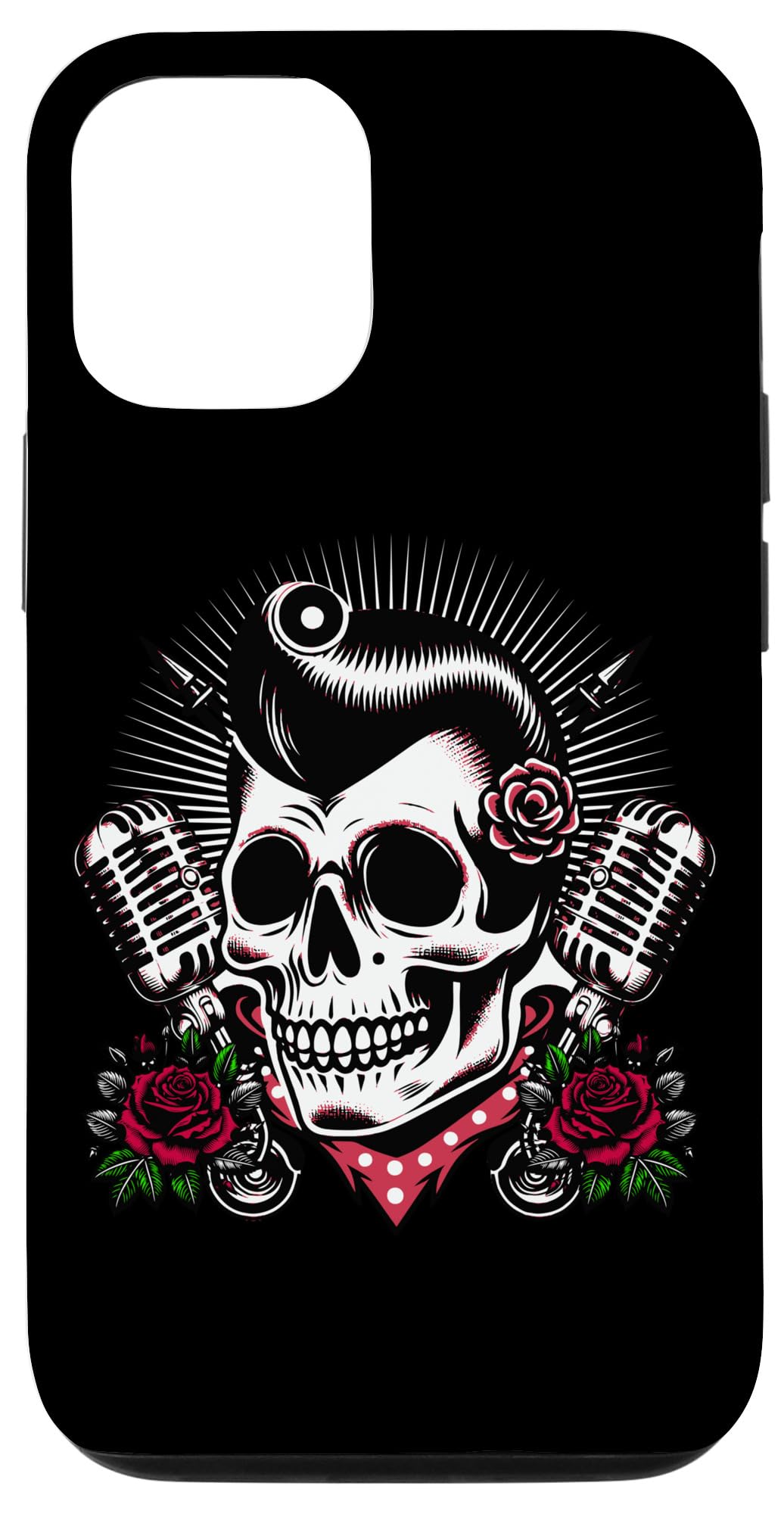 iPhone 14 Pro Rockabilly Greaser Rebel Gothic Psychobilly 50s Sock Hop Case