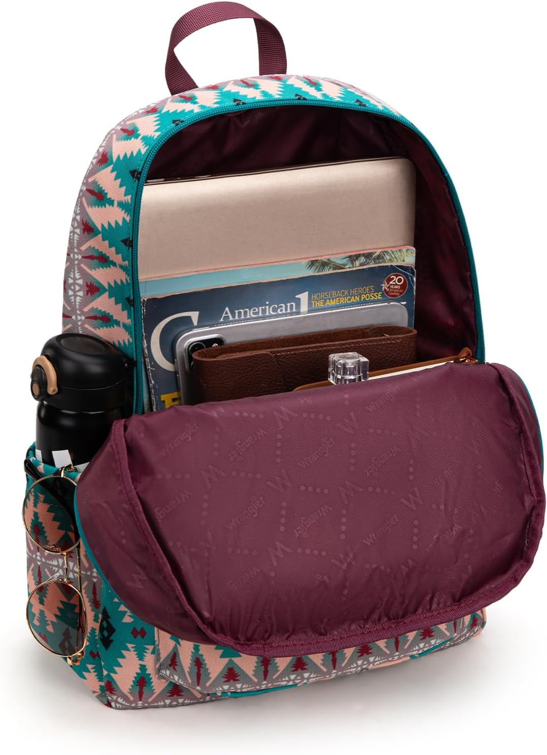 Montana West Wrangler Lightweight Backpack for Women Water Resistant 800D Casual Daypack for College, Commute, Travel & Gym - Image 3