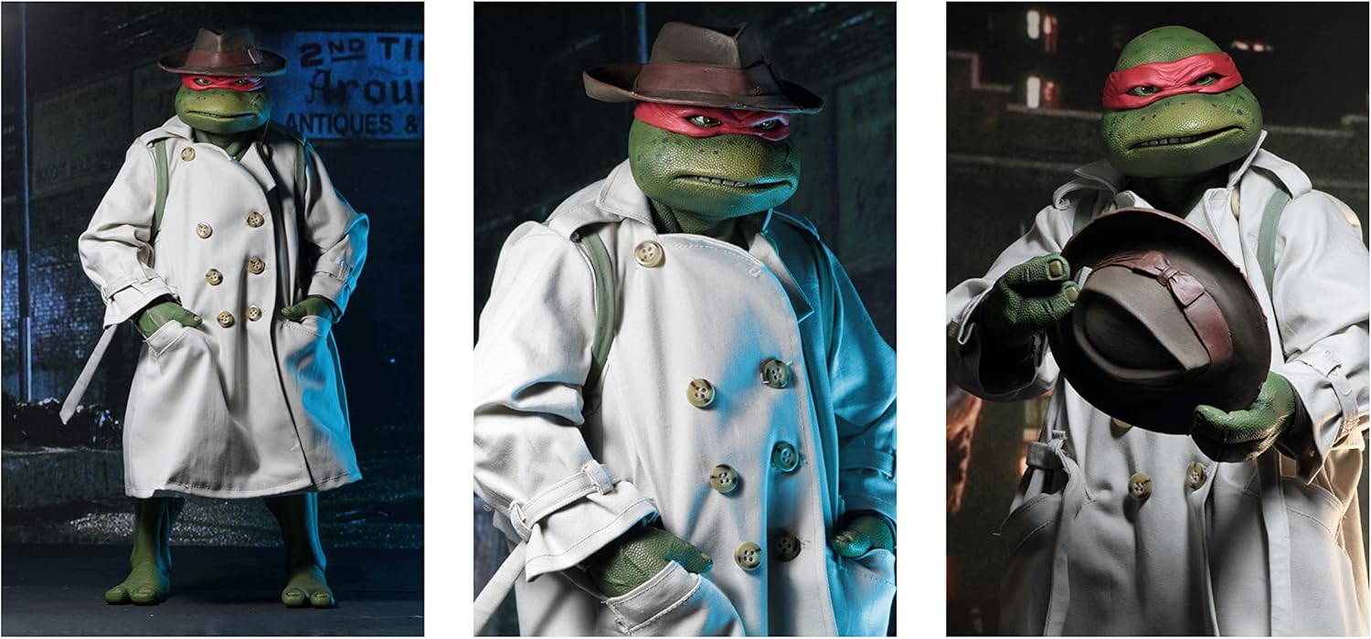 NECA TMNT (1990 Movie) Raphael Disguise 1/4 Scale Action Figure