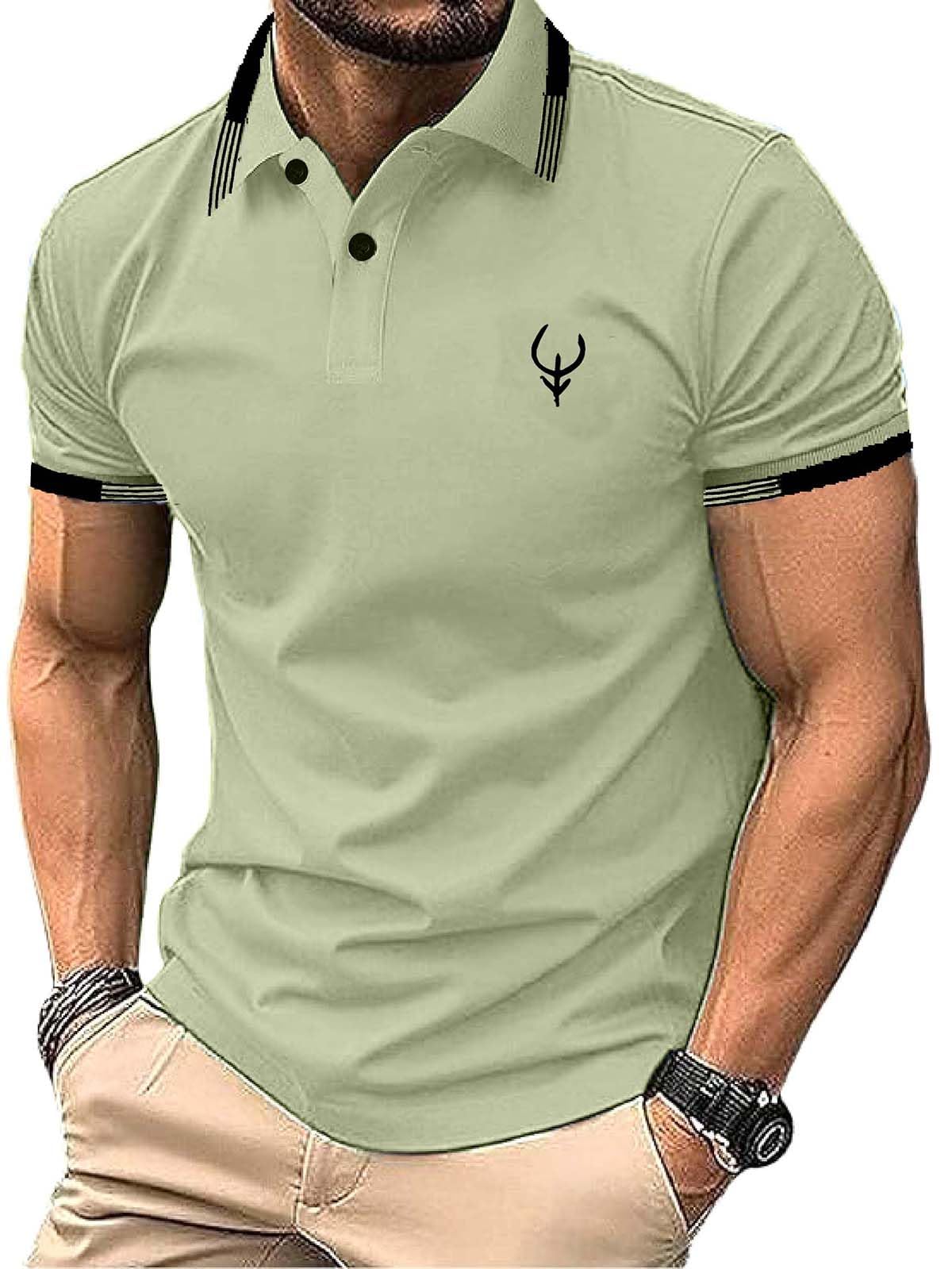 lymio Men T-Shirt || T-Shirt for Men || Polo T Shirt || T-Shirt (Polo 40 to 43)-picture-39