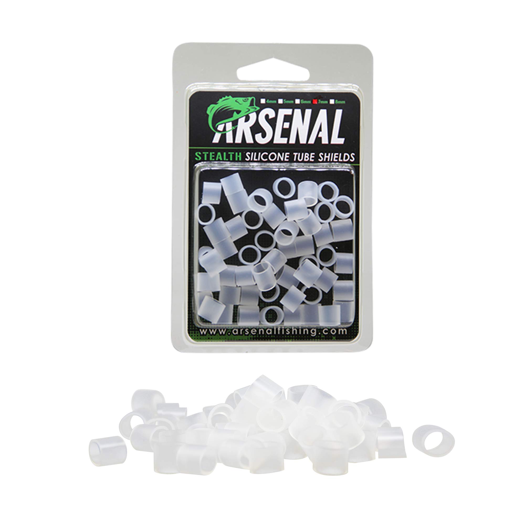 RITE-HITEArsenal Fishing Stealth Silicone Tube Shields - Comes in Sizes 4mm - 8mm; Designed specifically for Our Wacky-Neko Tube Plier