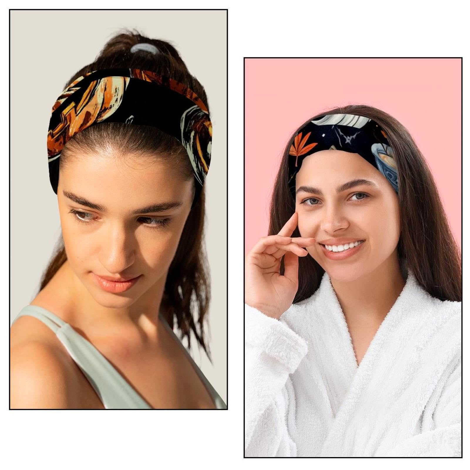 Stirnbänder für Damen, rutschfest, Yoga, Workout, Laufen, Sport, elastische Haarbänder für Damen, Twist-Turban, Haarbänder für Mädchen, 6 Stück