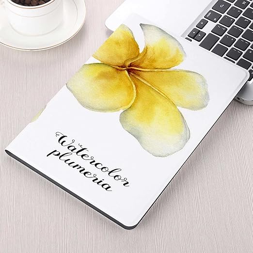 Amazon Co Jp Ipad 10 2 ケース 19 21 水彩プルメリア セット 手描きの熱帯の花が白い背景で隔離 フランジパニ デザインや背景の花のイラスト お洒落 ブック式 レザーケース オートスリープ機能 Tpu ソフト 人気 パソコン 周辺機器
