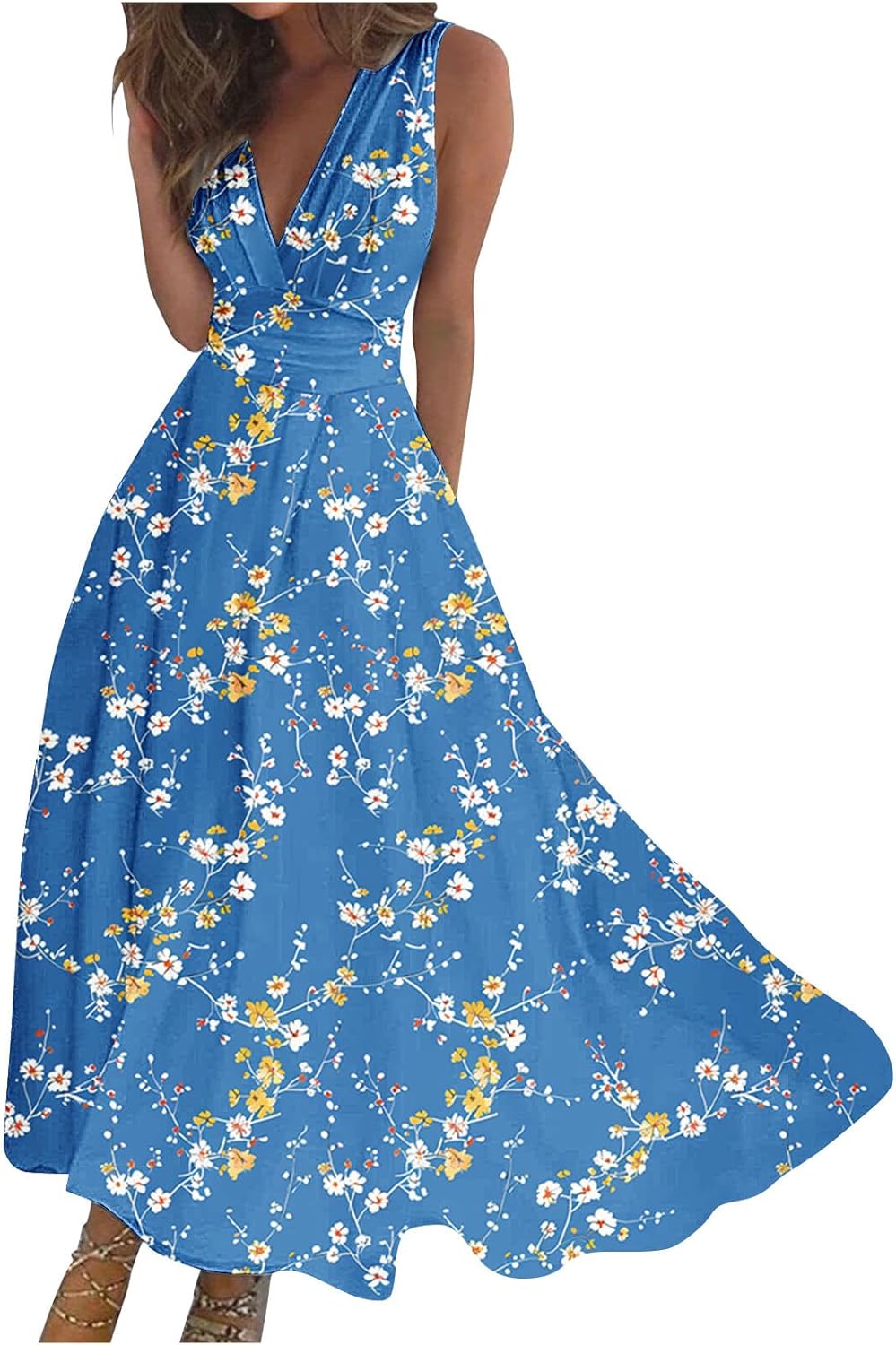 Vestiti Lunghi Estivi Vestito Lungo Donna Curvy Estivo Stampa