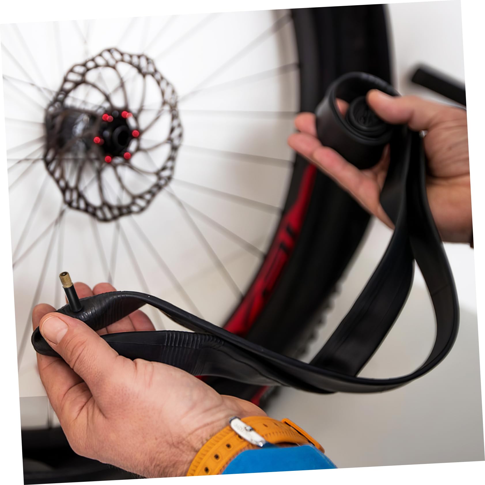 Cámaras de Aire 2 Unidades para Bicicleta de Montaña 26x1.75/2.125 para Reemplazo y Mantenimiento Válvula Presta de Butilo Resistentes Ciclismo al Aire Libre