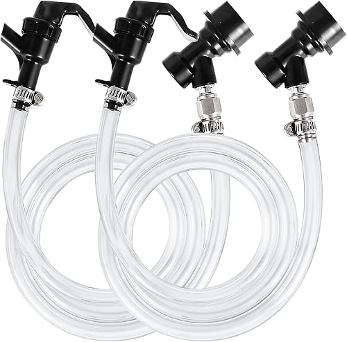 Cerradura de bola de picnic grifo de grifo de bola de bloqueo de línea de cerveza de 3 pies línea de cerveza líquida cerradura de bola desconexión