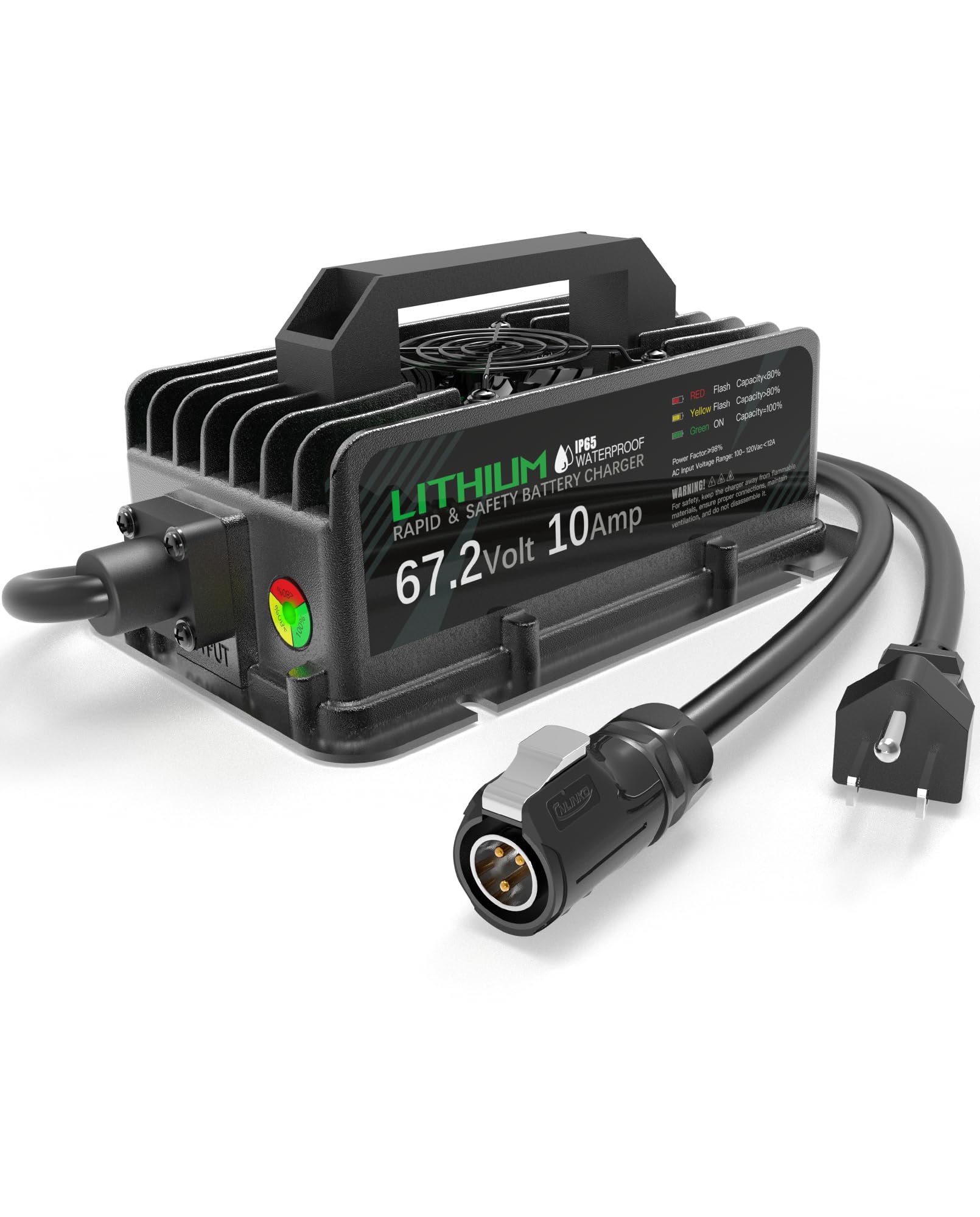 Amazon.com: 67.2V 10A Rapid Battery Charger for Segway Dirt eBike