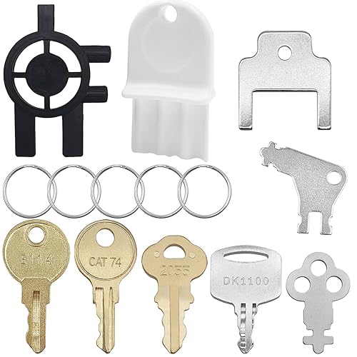 9 Pcs Dispenser Key Set, 3-in-1 Key Universal Replacement Keys