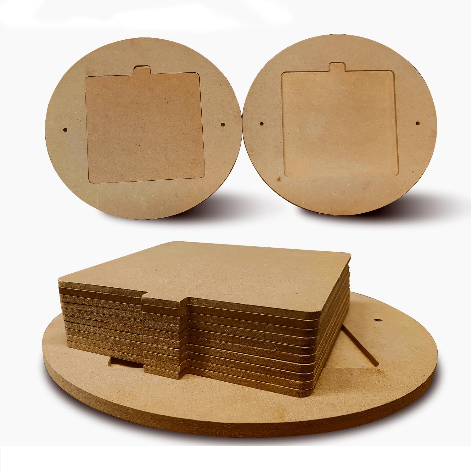 ArtBeek Pottery Wheel Bat 30,5 cm Töpfer-Fledermaus-Räder mit 10 Sets 17,8 cm quadratischen Innenschlägern. Keramik-Töpferei für Töpfer und Ton, mit 2 Packungen Nüssen, Holzschlägern, wasserdichte