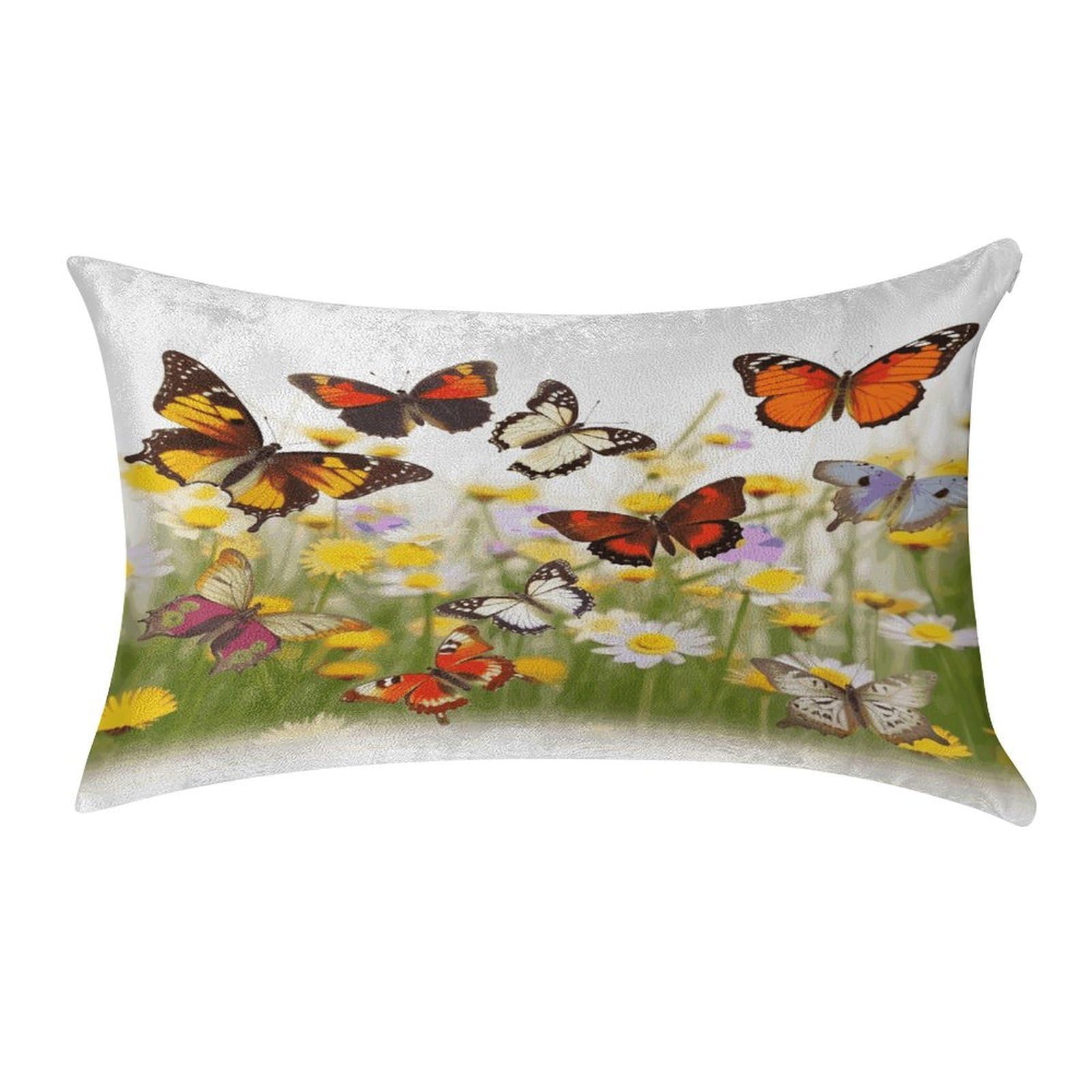 Btcowzrv Style Group Of Butterflies Pillow Cover Pillow Case Pillowcase