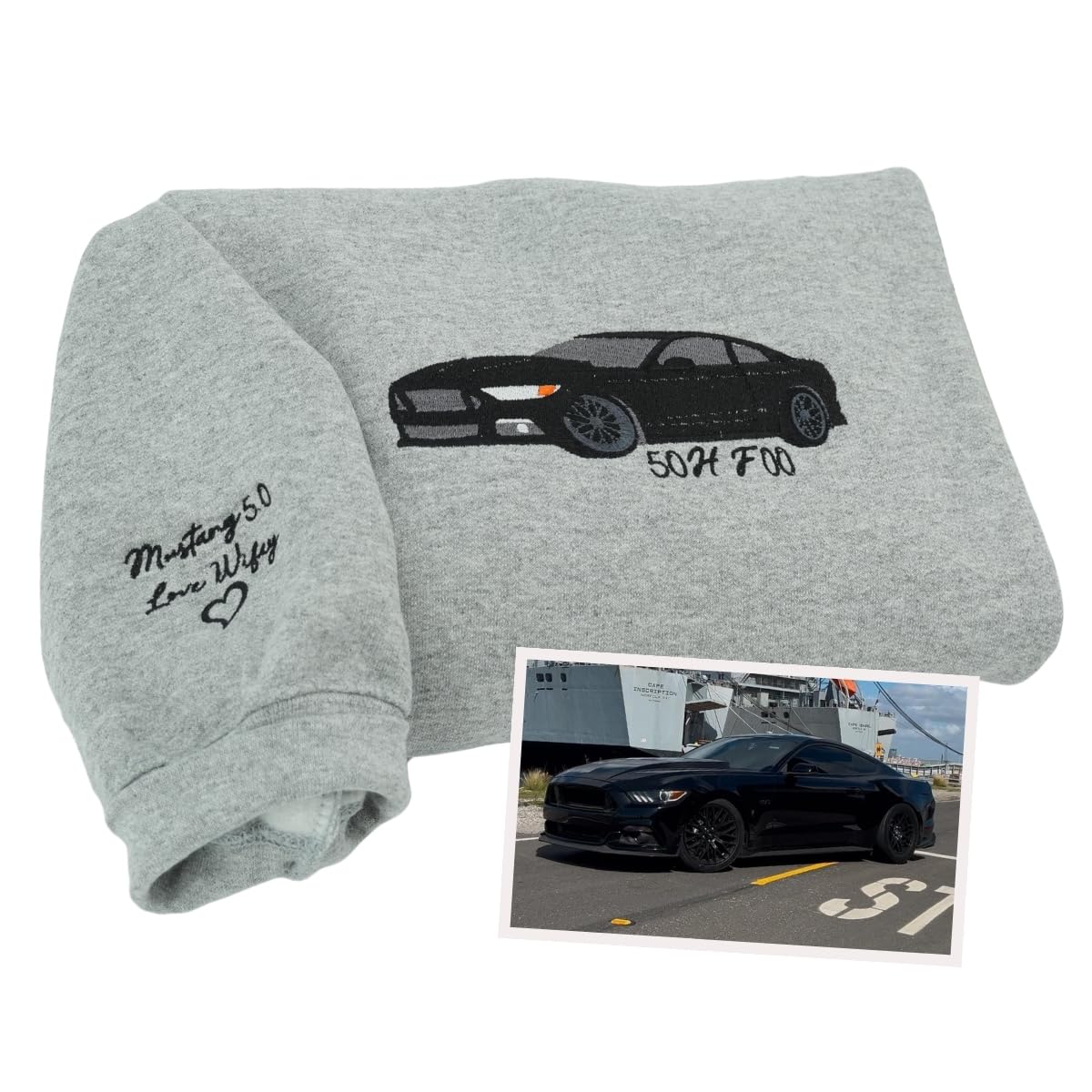 Personalized Custom Embroidered Car Apparel - Unique Gift for Car Lovers